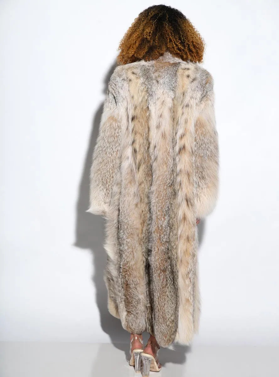 Full Length Canadian Lynx Fur Coat