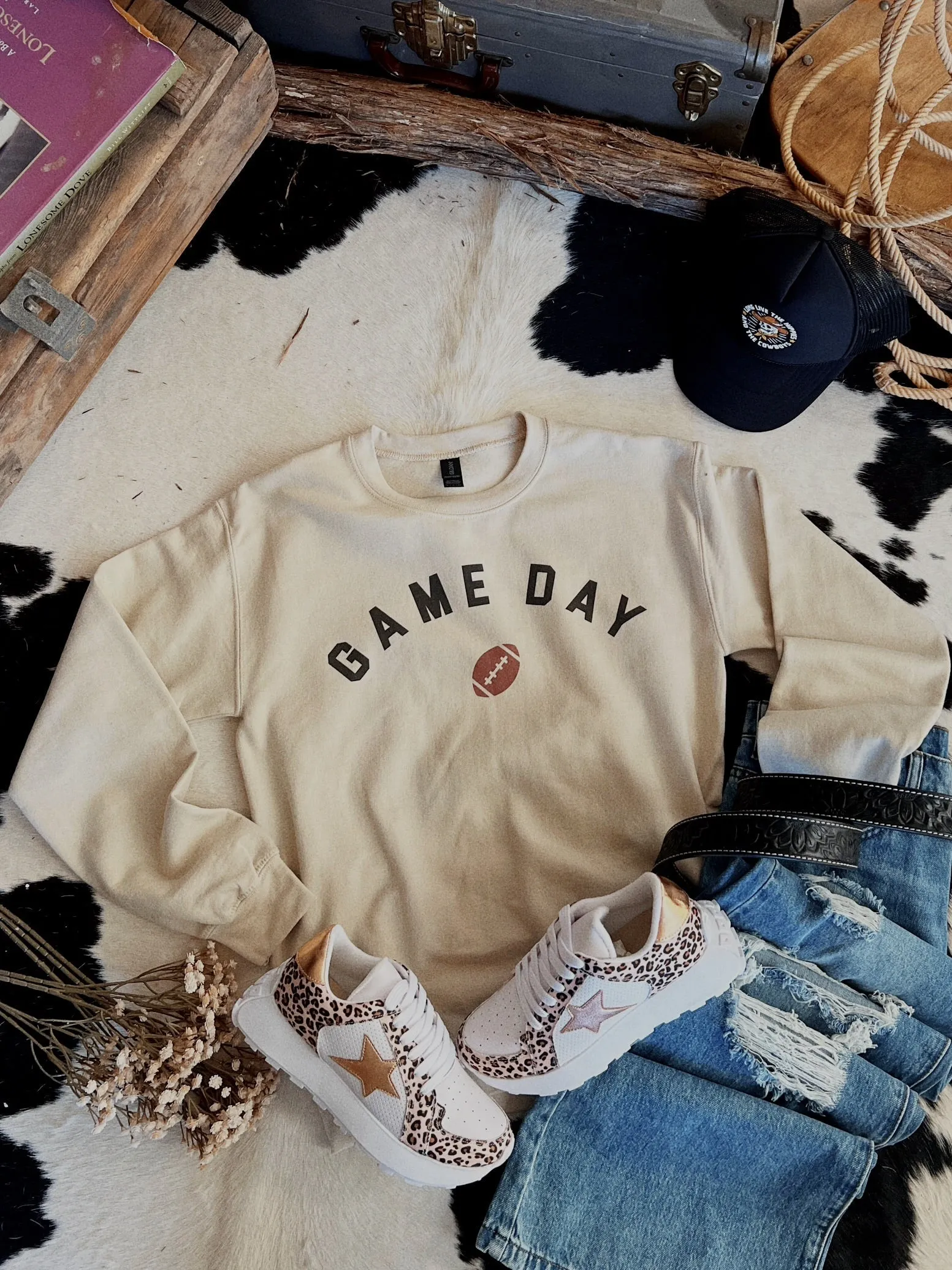 Game Day Crew Neck Sweatshirt