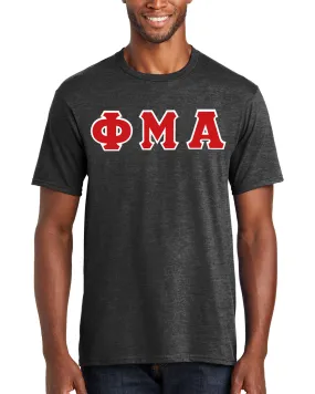 Greek Letter T-Shirt - Gray (Printed)