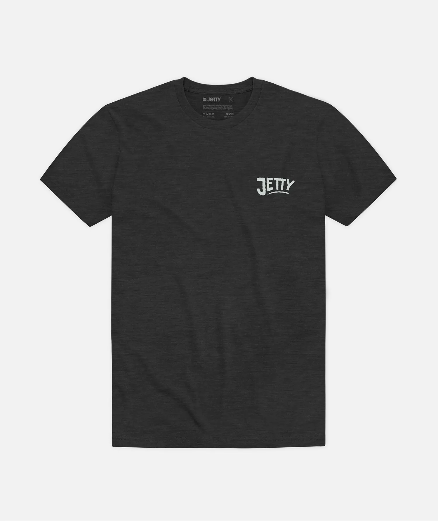 Grom Shaka Tee - Charcoal