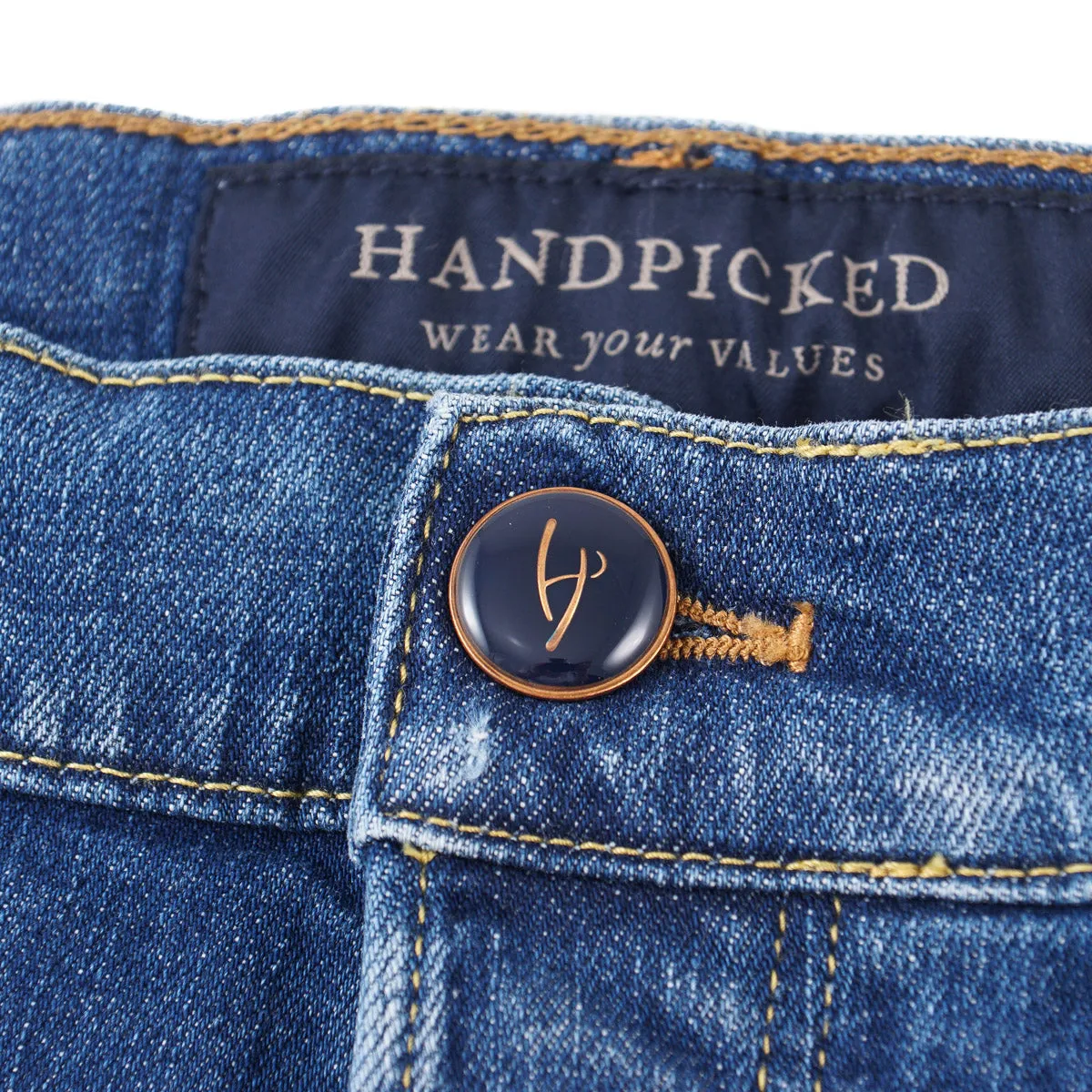 Handpicked 'Adria' Regular-Fit Distressed Jeans