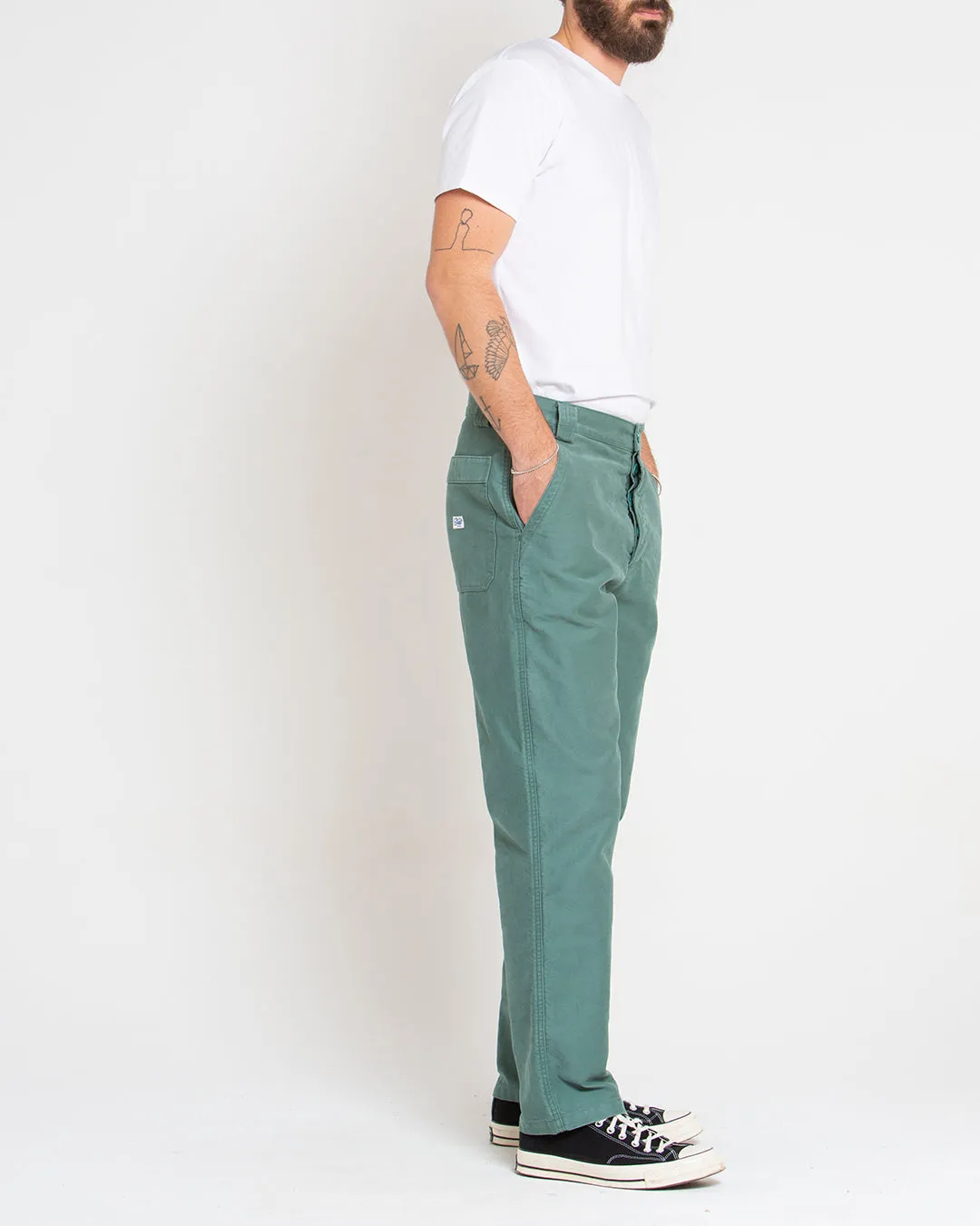 HANK WORK PANT - WORK GREEN