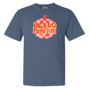 'Hello Pumpkin' Letter Patch T-Shirt