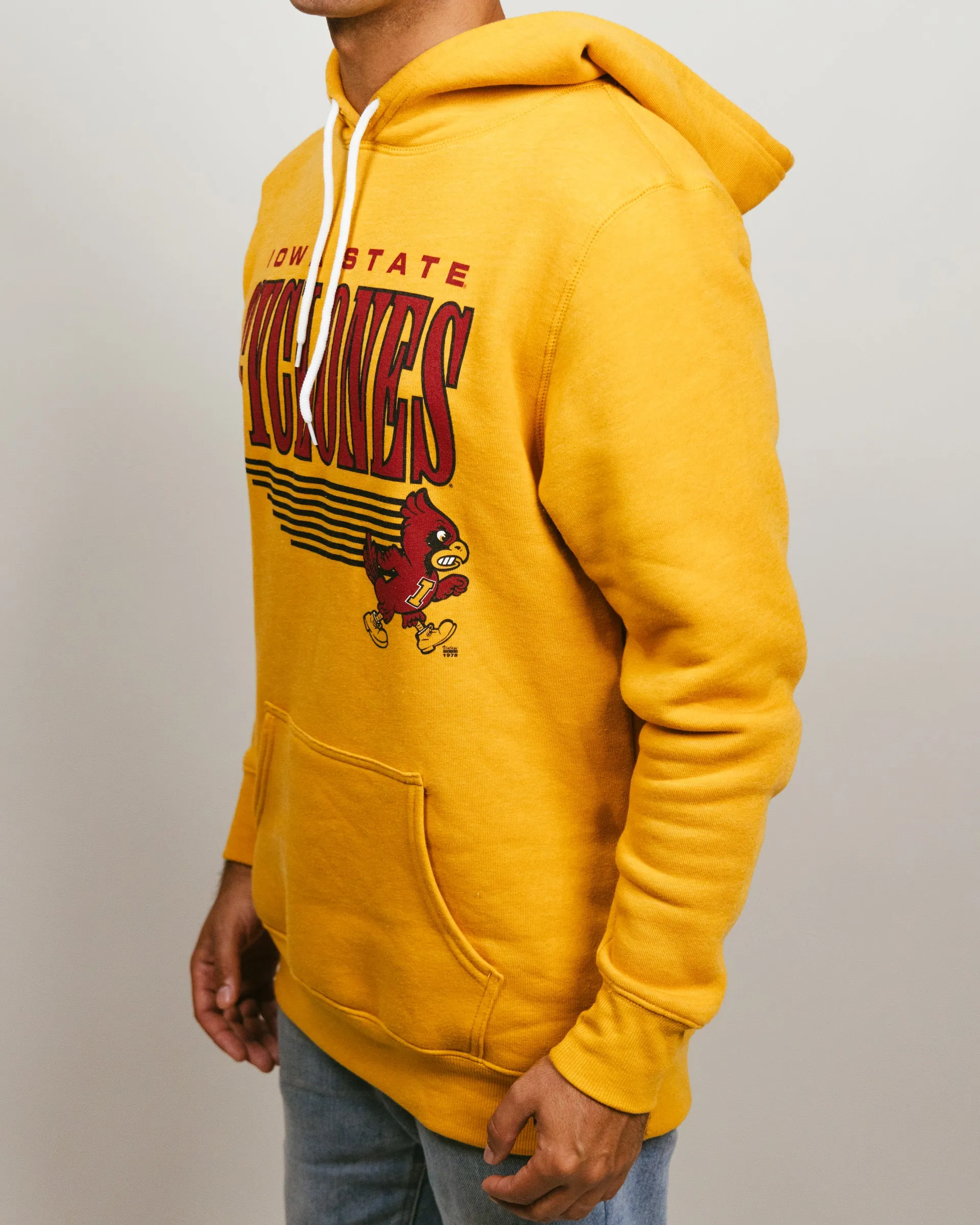 Iowa State Cyclones Underline Gold Hoodie