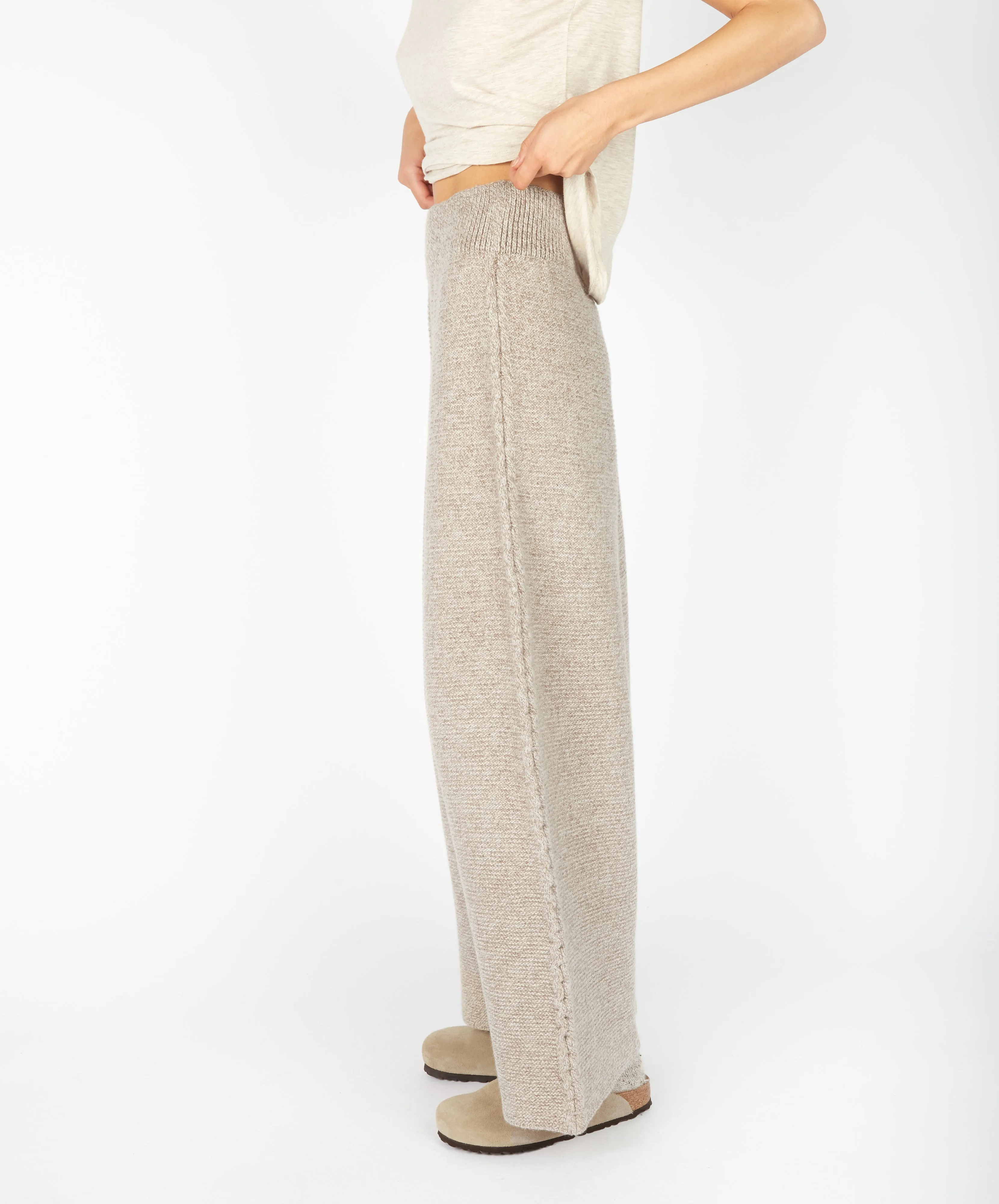 Irish - Kestrel Cropped Trousers - Eggshell