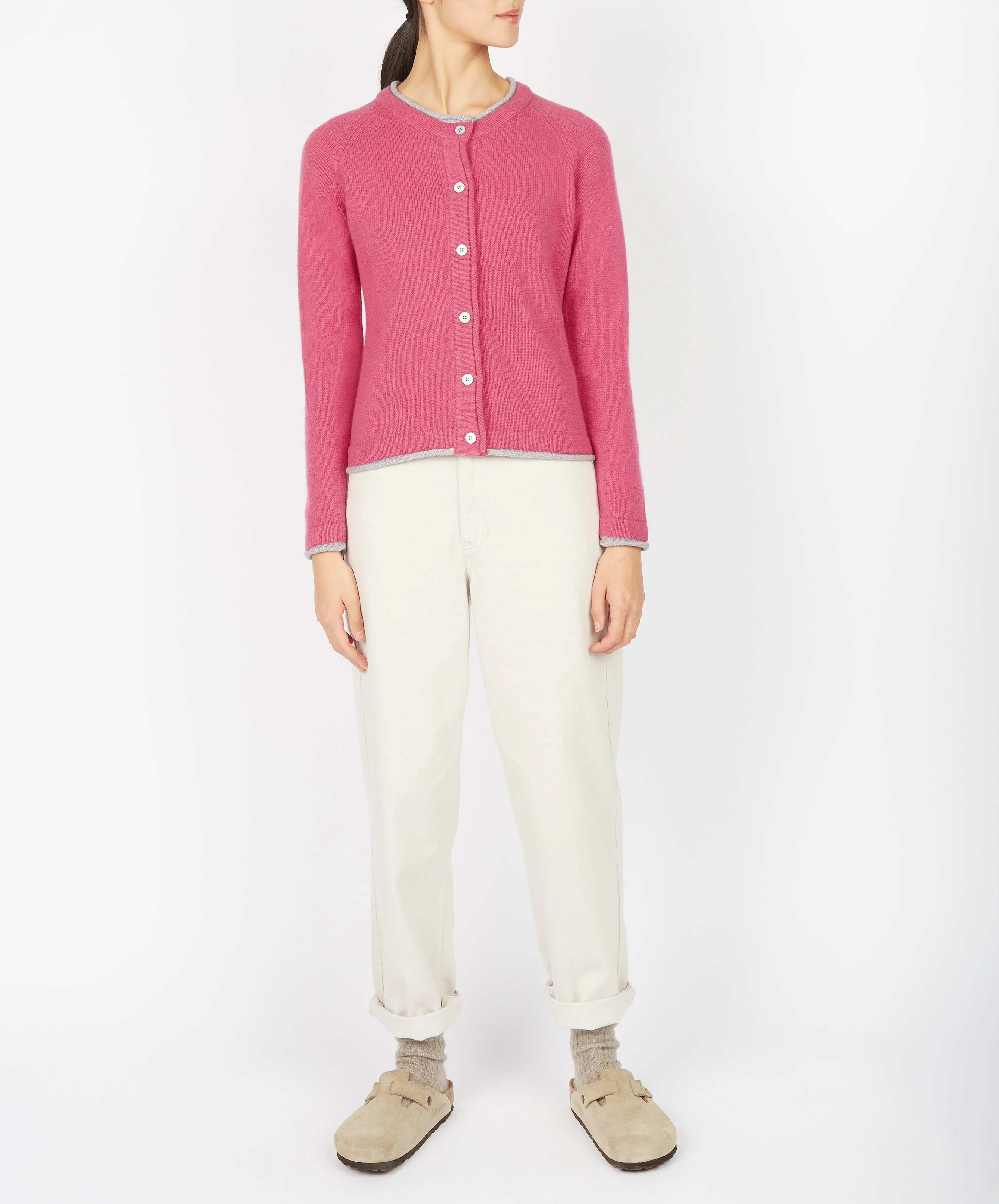 Irish - Killiney Cardigan - Rose Pink