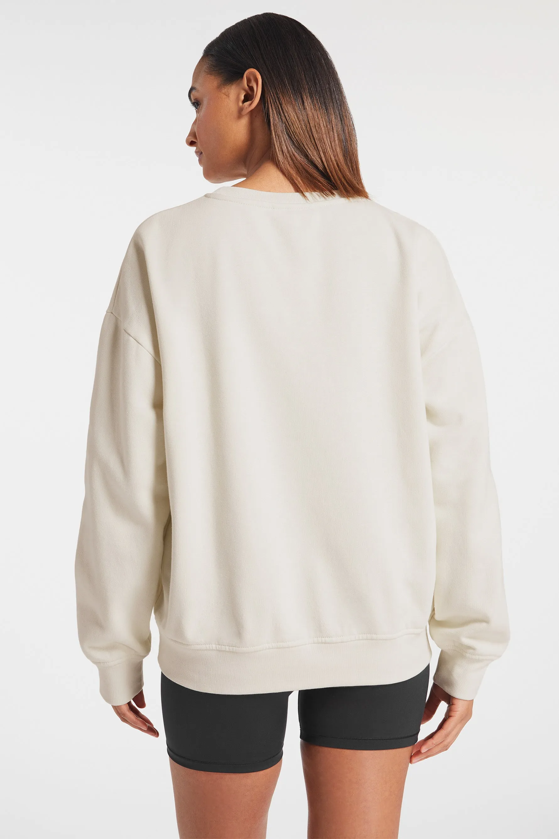 Isoli Ganni Oversized Sweatshirt - Egret