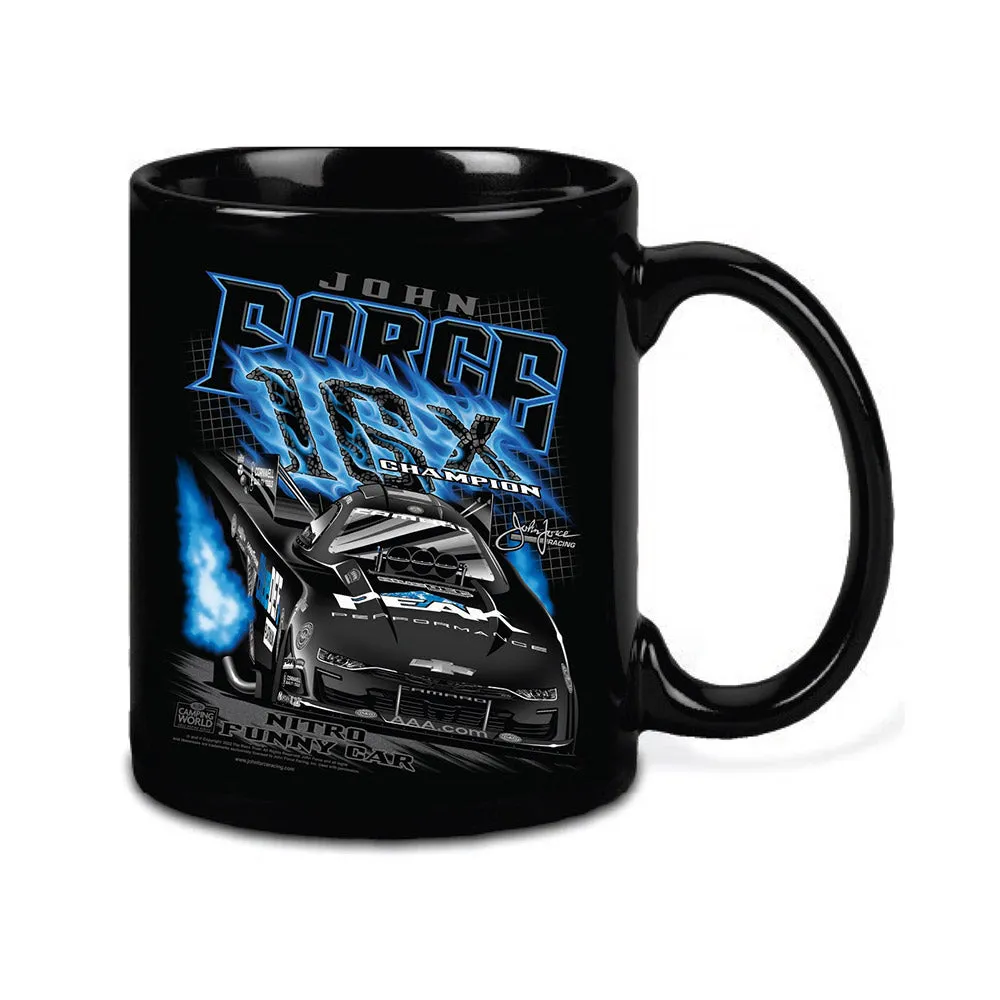 John Force Racing Ghost Mug