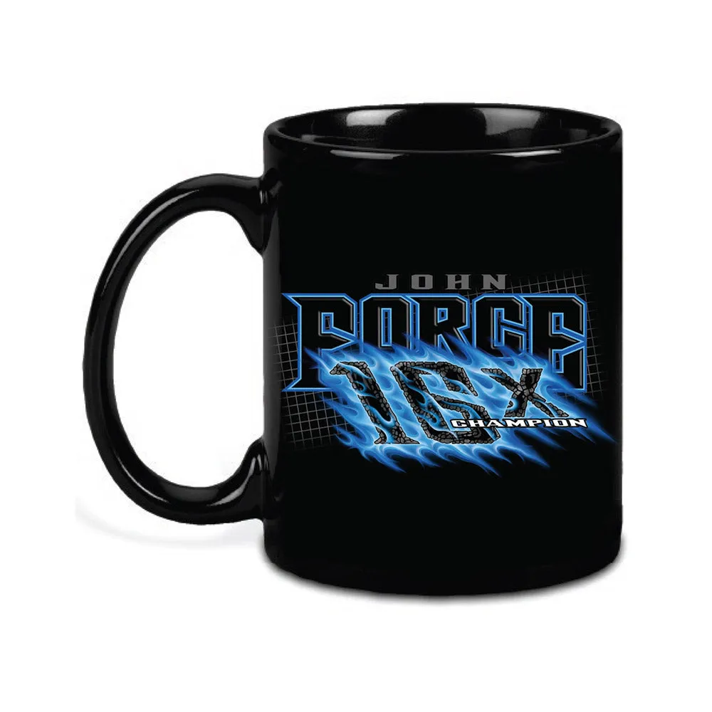 John Force Racing Ghost Mug