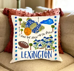 Lexington, KY Double Sided Pillow