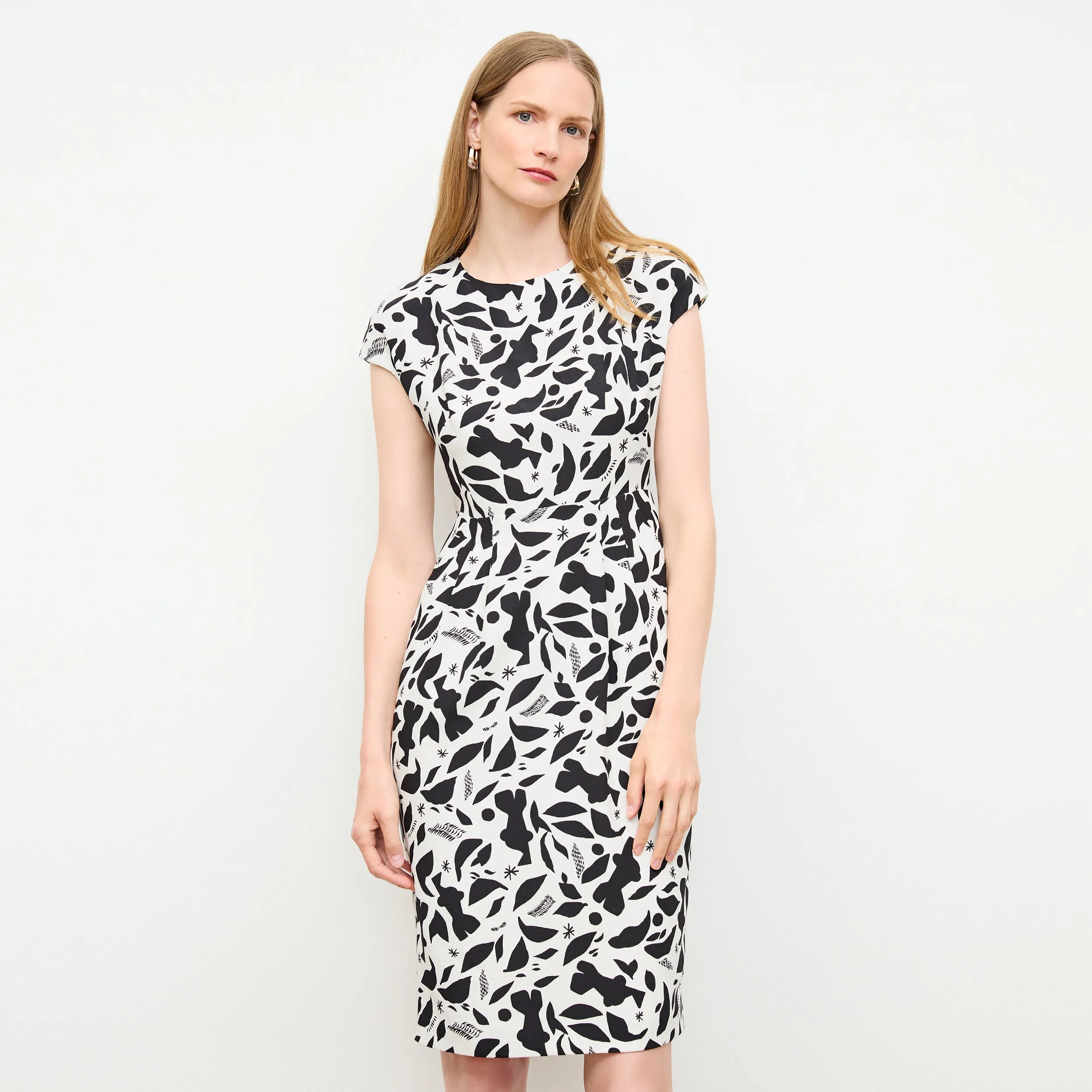 Masha Dress - Printed Eco Heavy Soft Wave :: Icon Print