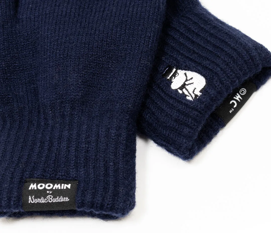 Moominpappa Mittens Adult - Navy Blue