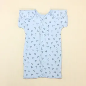 NICU Friendly Gown Blue Anchors