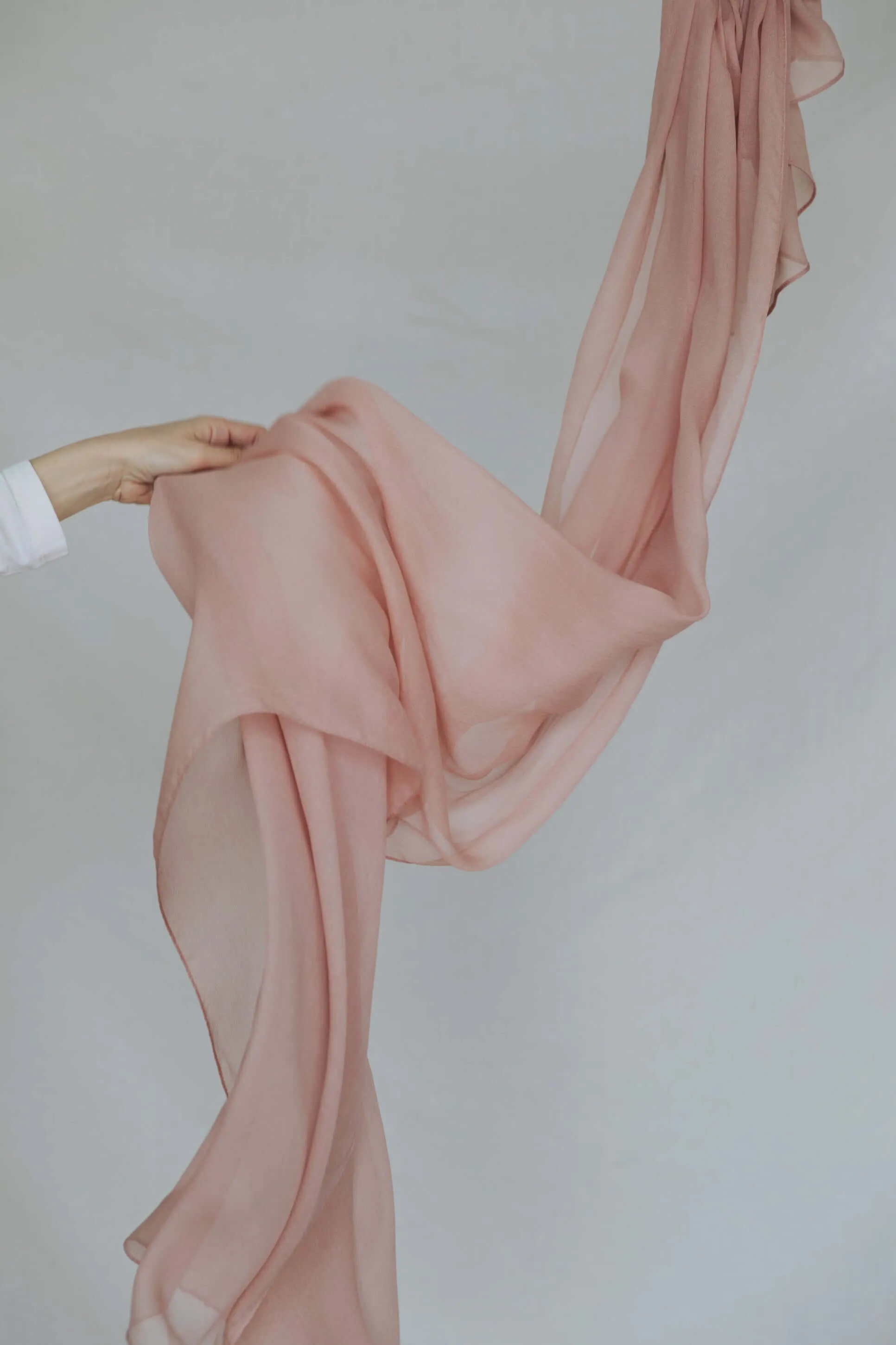 pink quartz silk chiffon