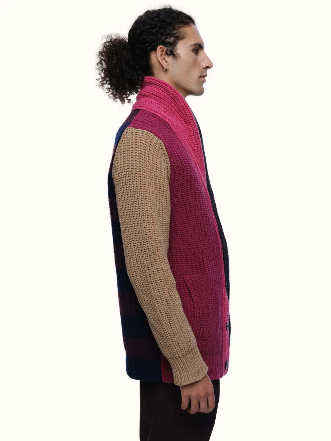 Quinn Cardigan in Recycled Cashmere & Recycled Wool Mens