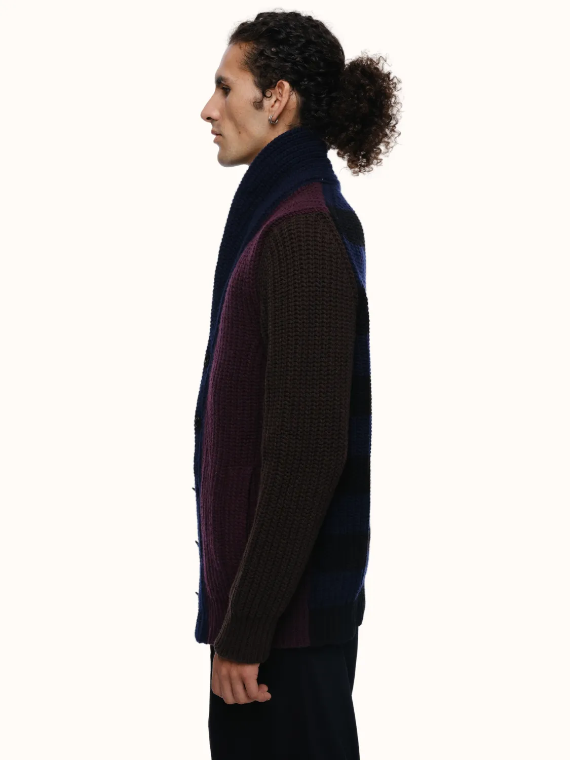 Quinn Cardigan in Recycled Cashmere & Recycled Wool Mens