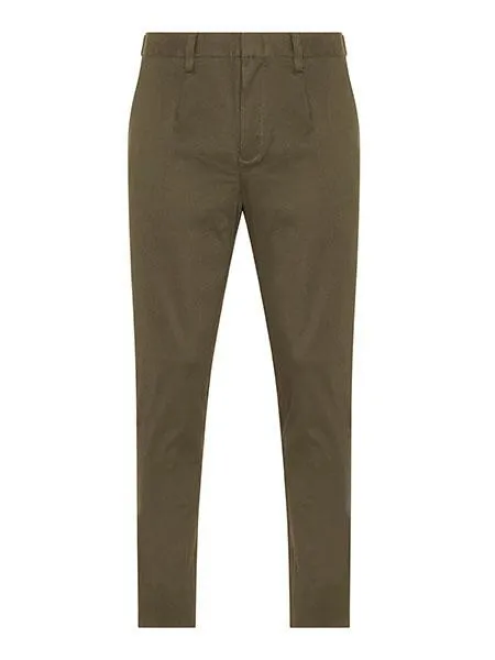 Slim Fit Trousers - Army Green