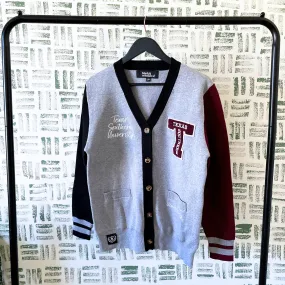 Texas Southern University Varsity Cardigan Sweater