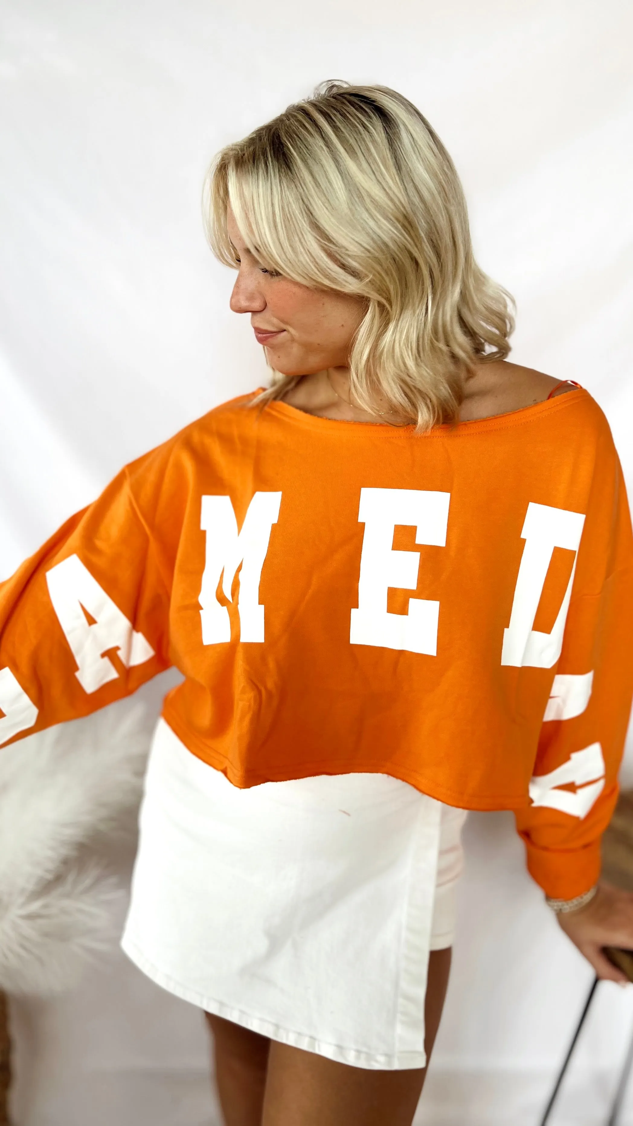 The Gameday Cropped Sweatshirt