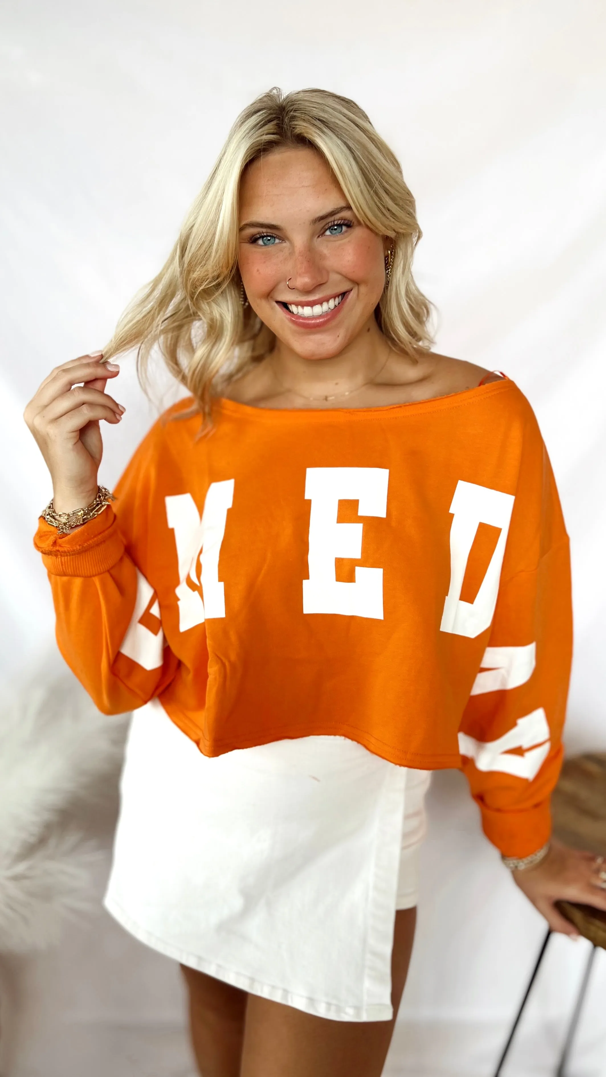 The Gameday Cropped Sweatshirt