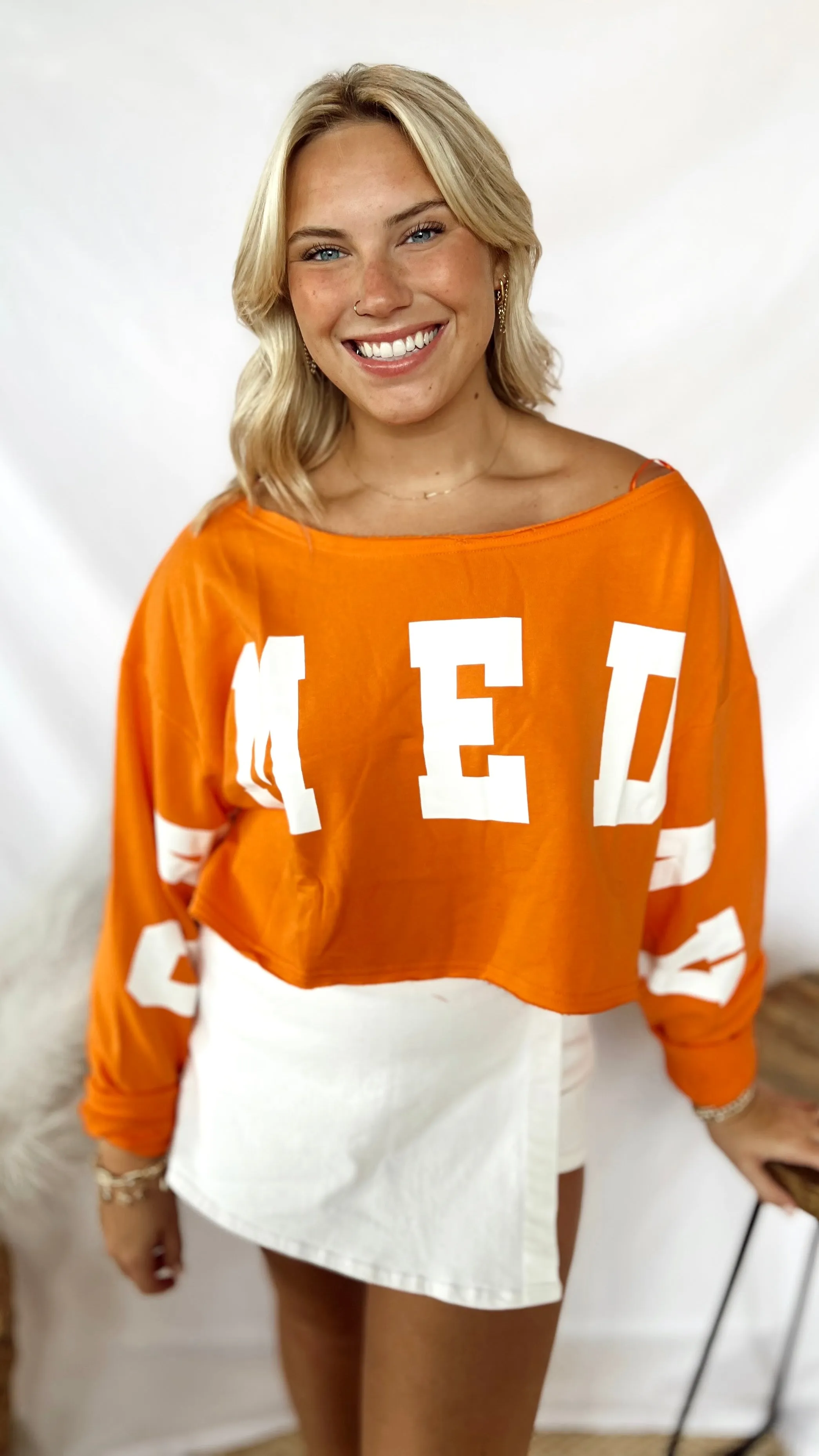 The Gameday Cropped Sweatshirt