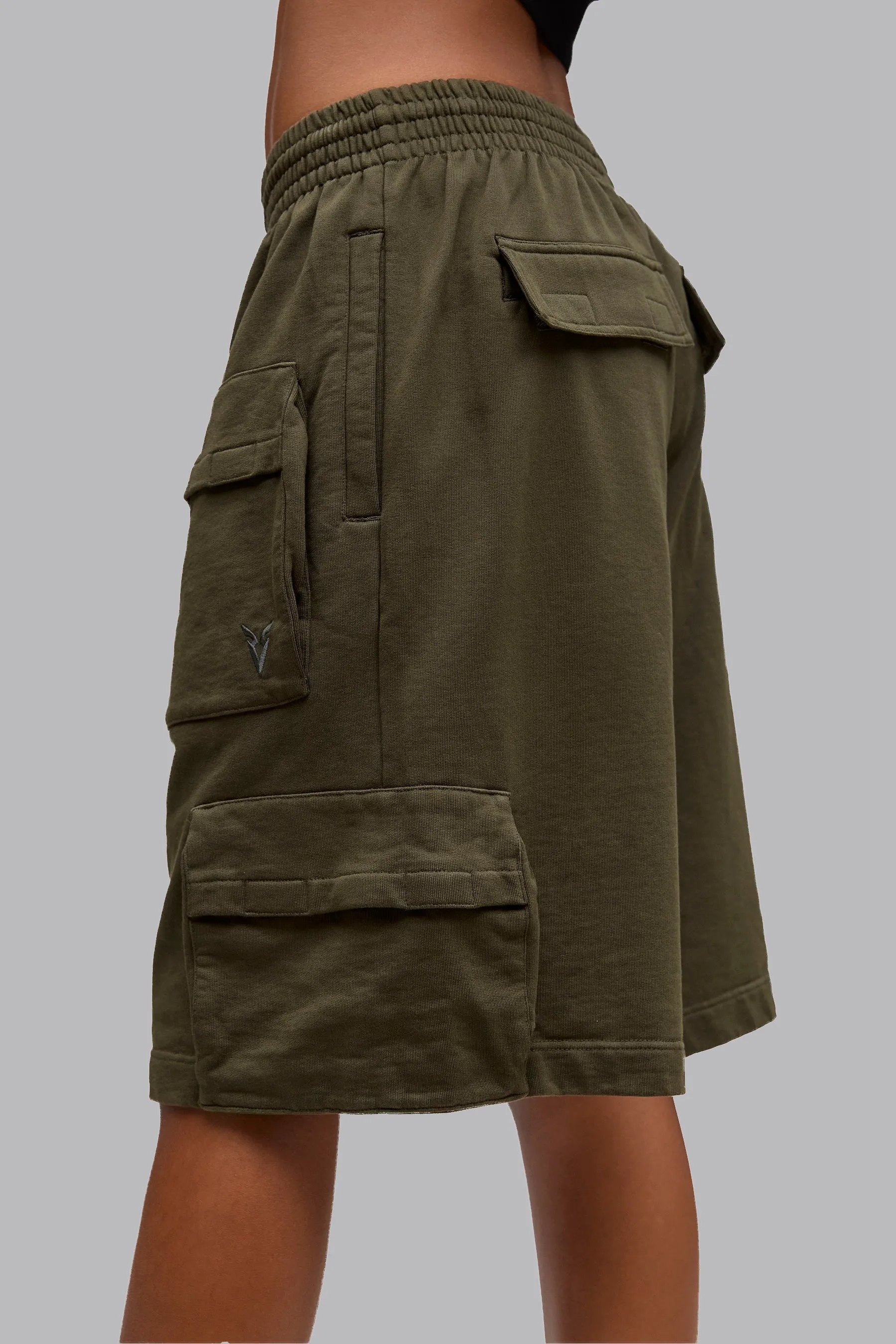 V_LYFE420 9" CARGO SHORTS - Khaki