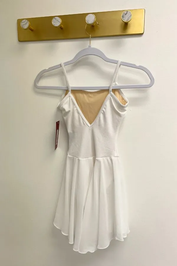 Womens Camisole Dance Dress - White