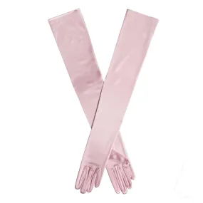 Women's Long Above-Elbow Satin Gloves