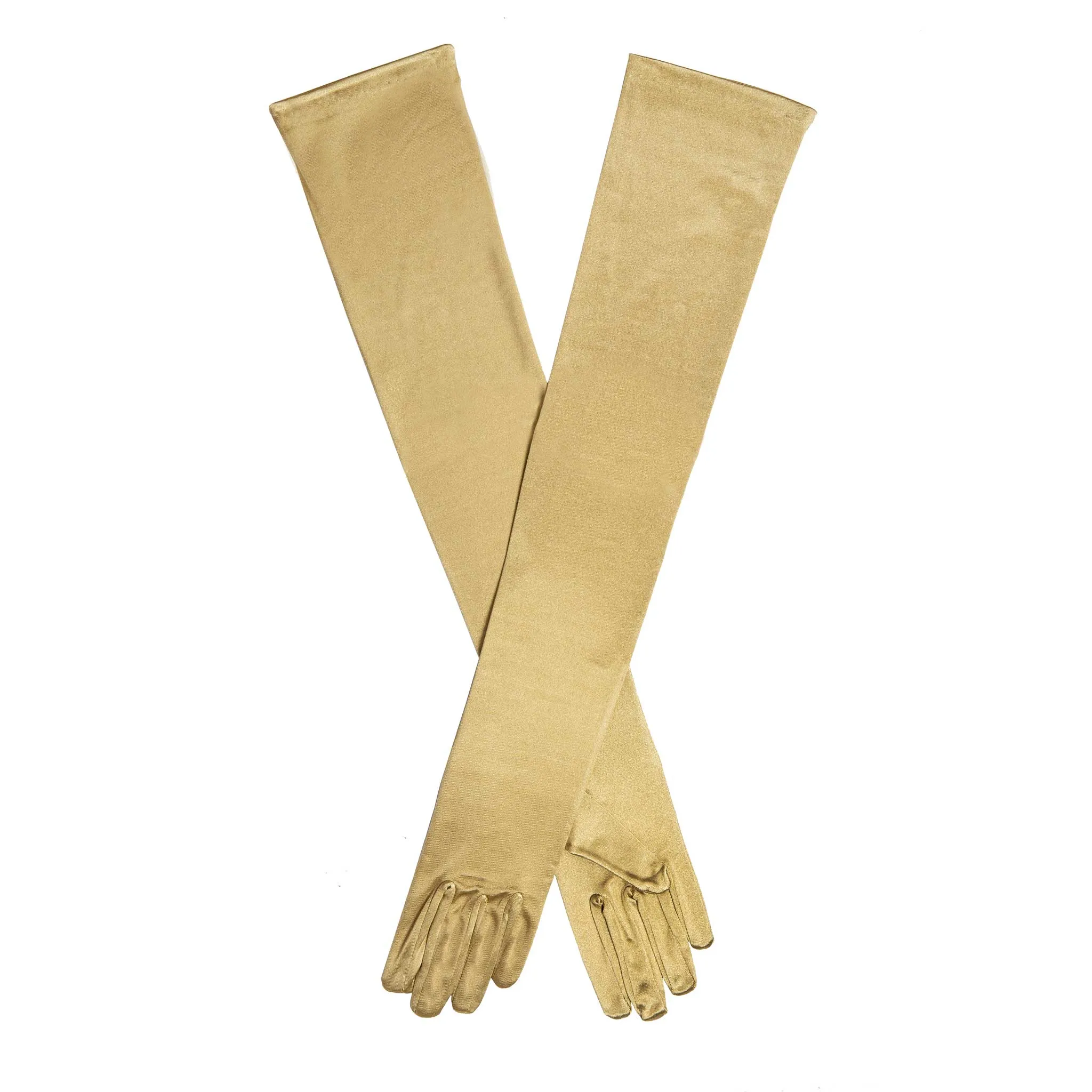 Women's Long Above-Elbow Satin Gloves