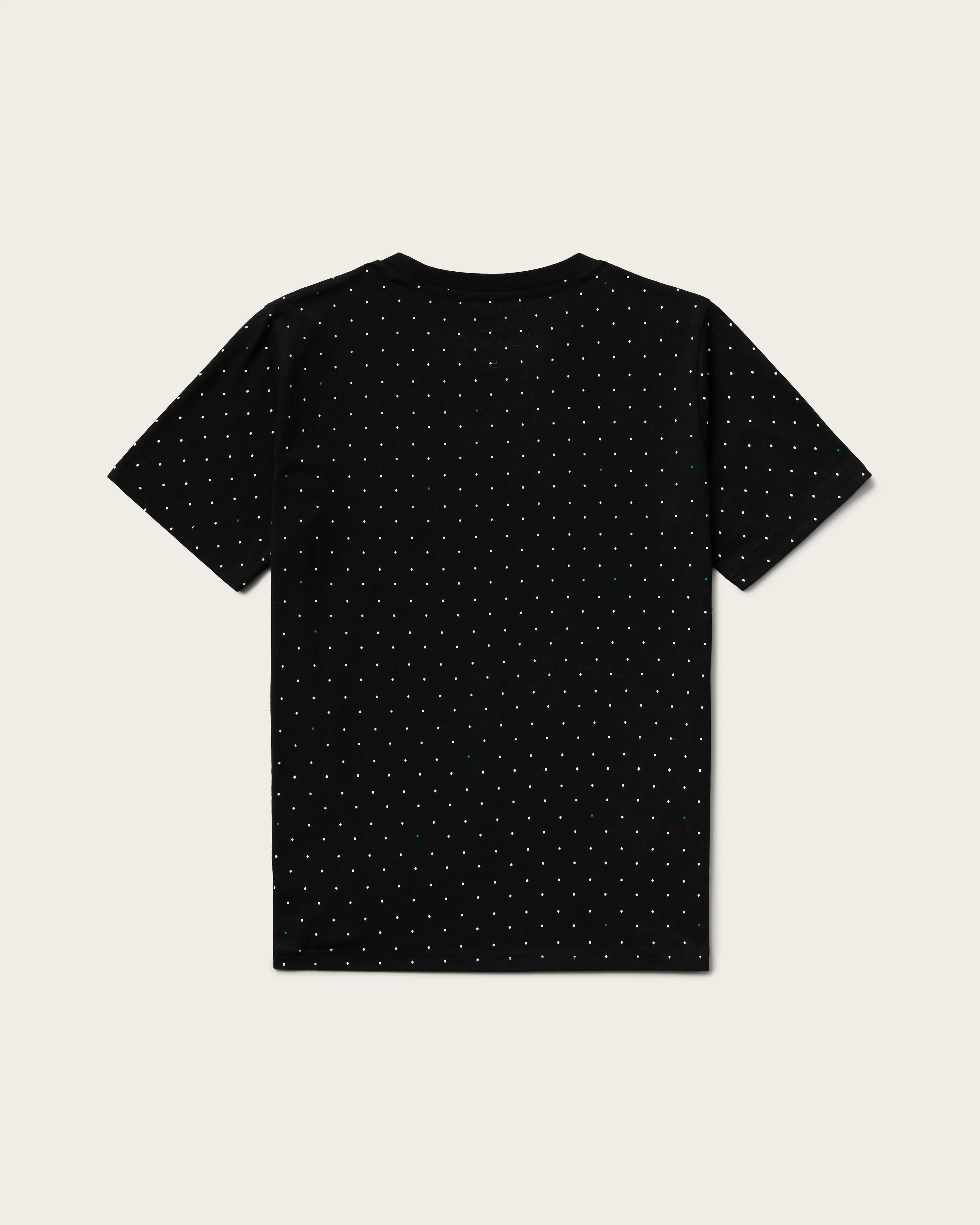 Womens Polka Dot Tee Black