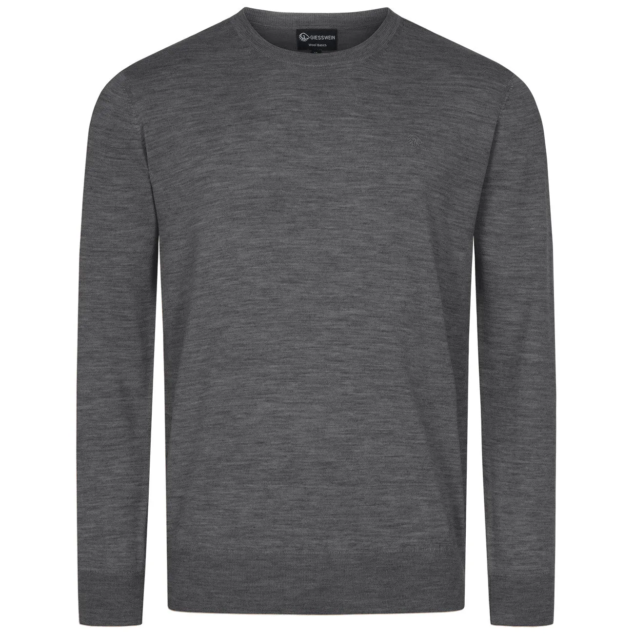 Wool Pullover Light Round Neck Men