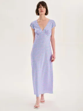 Woolf Dress in Chequerboard Print